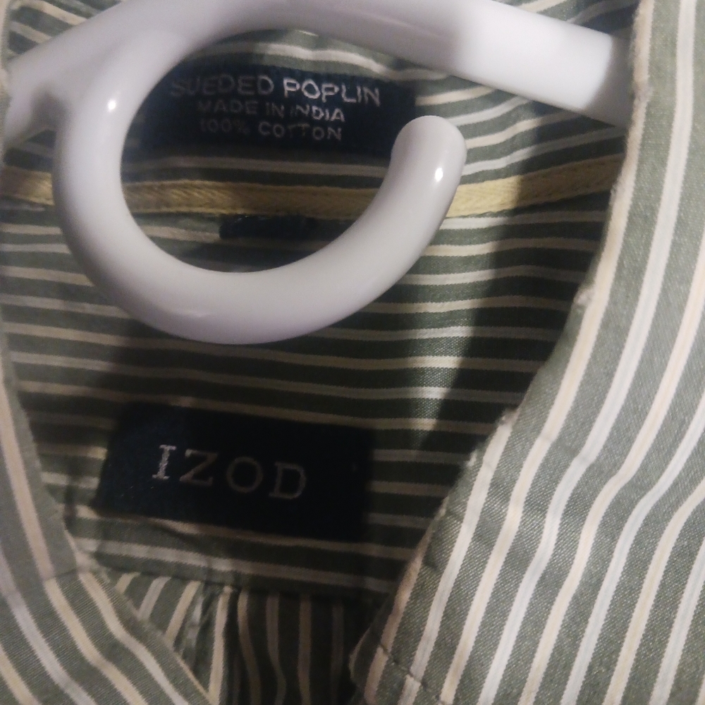 izod mens lg button down